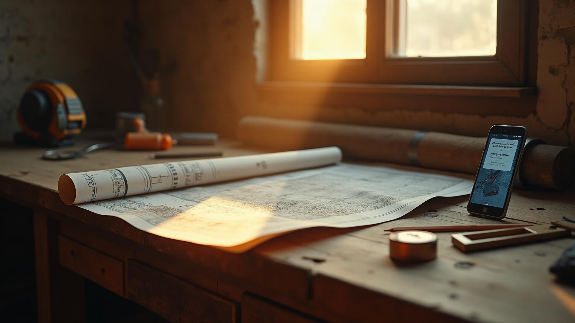 Atelier d'artisan professionnel